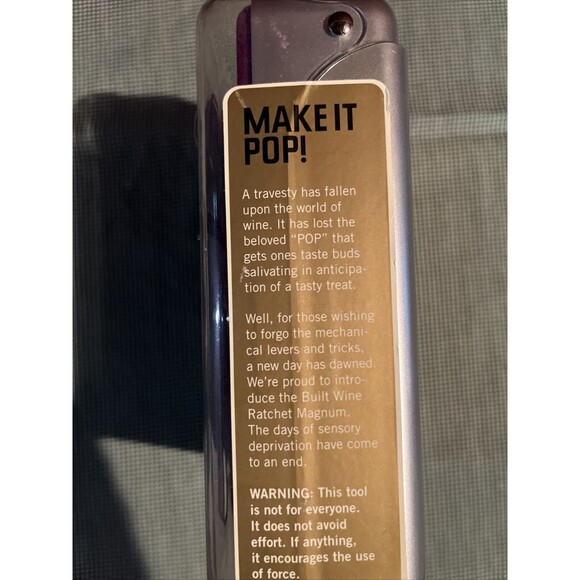 BUILT WINE RATCHET MAGNUM 4-PIECE SET, PURPLE - Picture 4 of 4